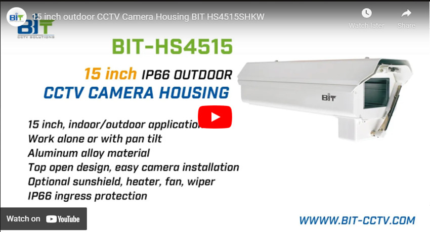 15 Inch Outddoor Cctv Kamera Housing Bit H4515shkw